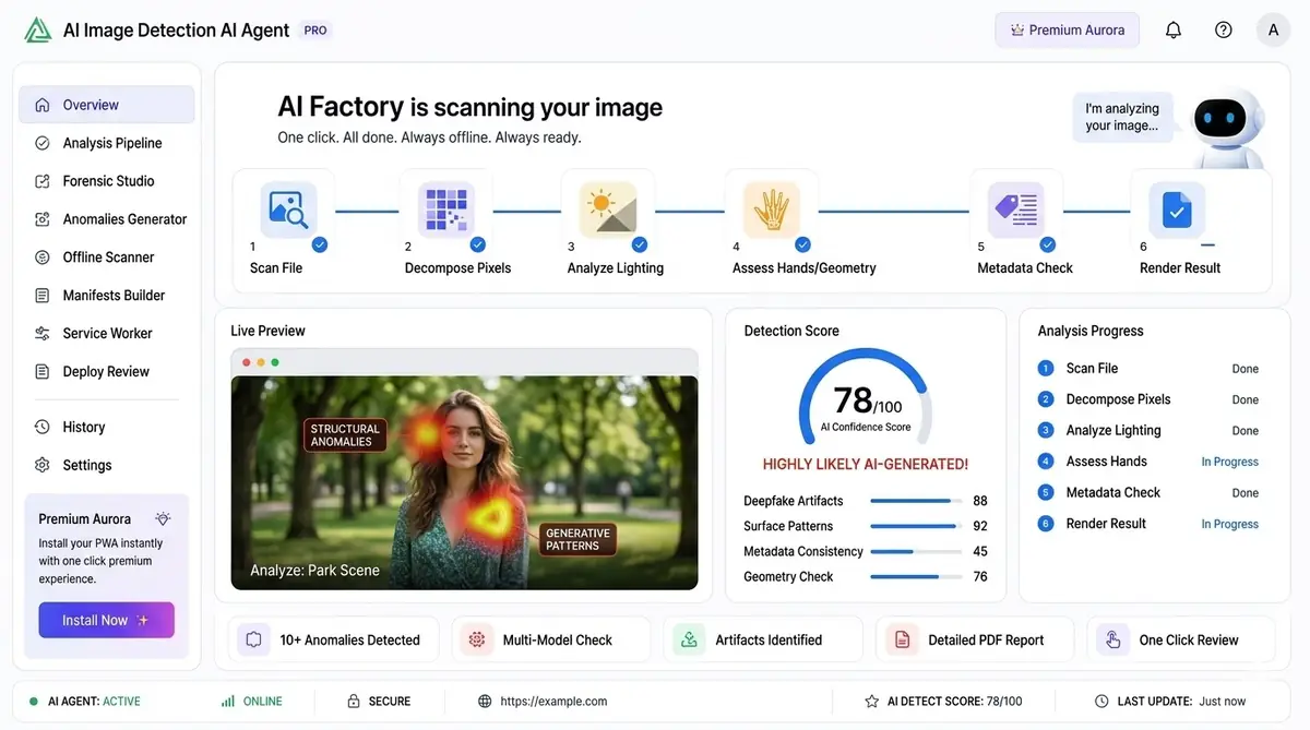 AI code analysis Game Master — example of the AI tool dashboard software